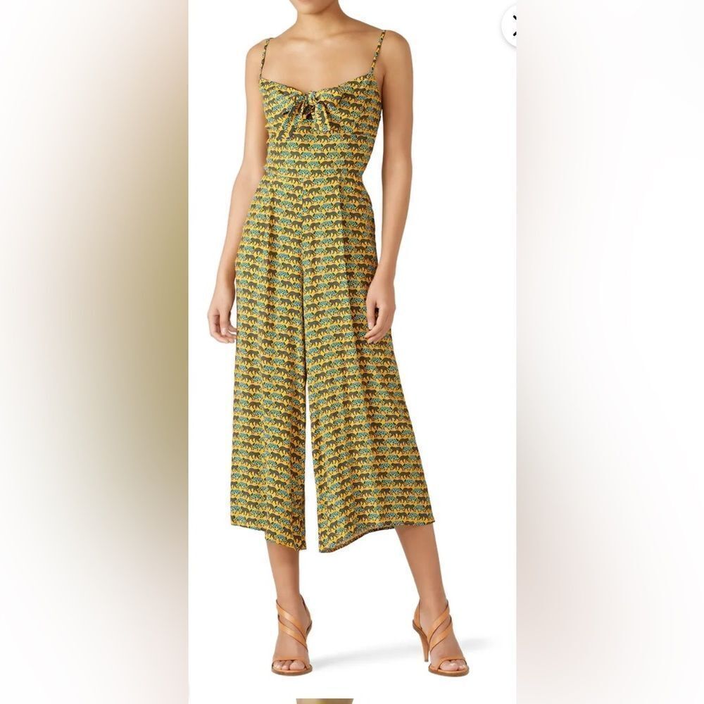 HANEY Animal Print Bea Jumpsuit Size 2